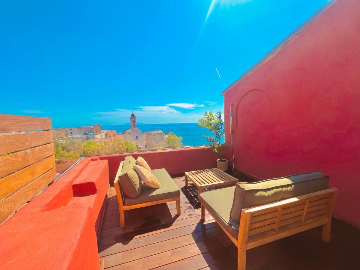 Pepites Bastiaises Piazza D'A Appartement Roof Top Vue Mer Bastia  Exterior photo
